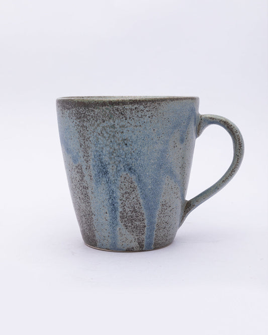 VON CASA Mug Set, Tea & Coffee Mug Set, Soup Mug, Handmade, Grey, Ceramic, Set of 2