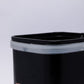 VON CASA Chai Jar, Kitchen Decorative, Countertop Metal Storage Jar, Black, Mild Steel | (1 Litre)