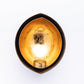 VON CASA Eye T-Light Candle Holder, Modern Design, Gold Foiling, Black Colour, Mild Steel