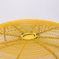 VON CASA Metal Wire Countertop Fruit Bowl, Basket Holder Stand, For Home & Kitchen, Yellow Colour, Iron