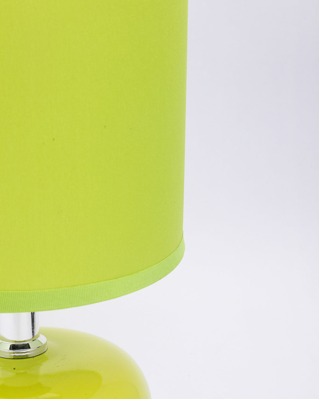 VON CASA Table Lamp, with Shade, Oval Shape, Green, Ceramic