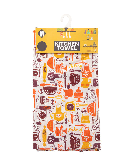 VON CASA Kitchen Towels, Multicolour, Cotton, Set of 6