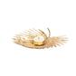 Lighting Leaf Shaped T-Light Candle Holder, Diwali Special, Golden, Iron