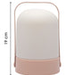 VON CASA Decorative Lantern, Lamp, Battery Operated, for Outdoor & Indoor Hanging, Table Decoration, Pink, Plastic