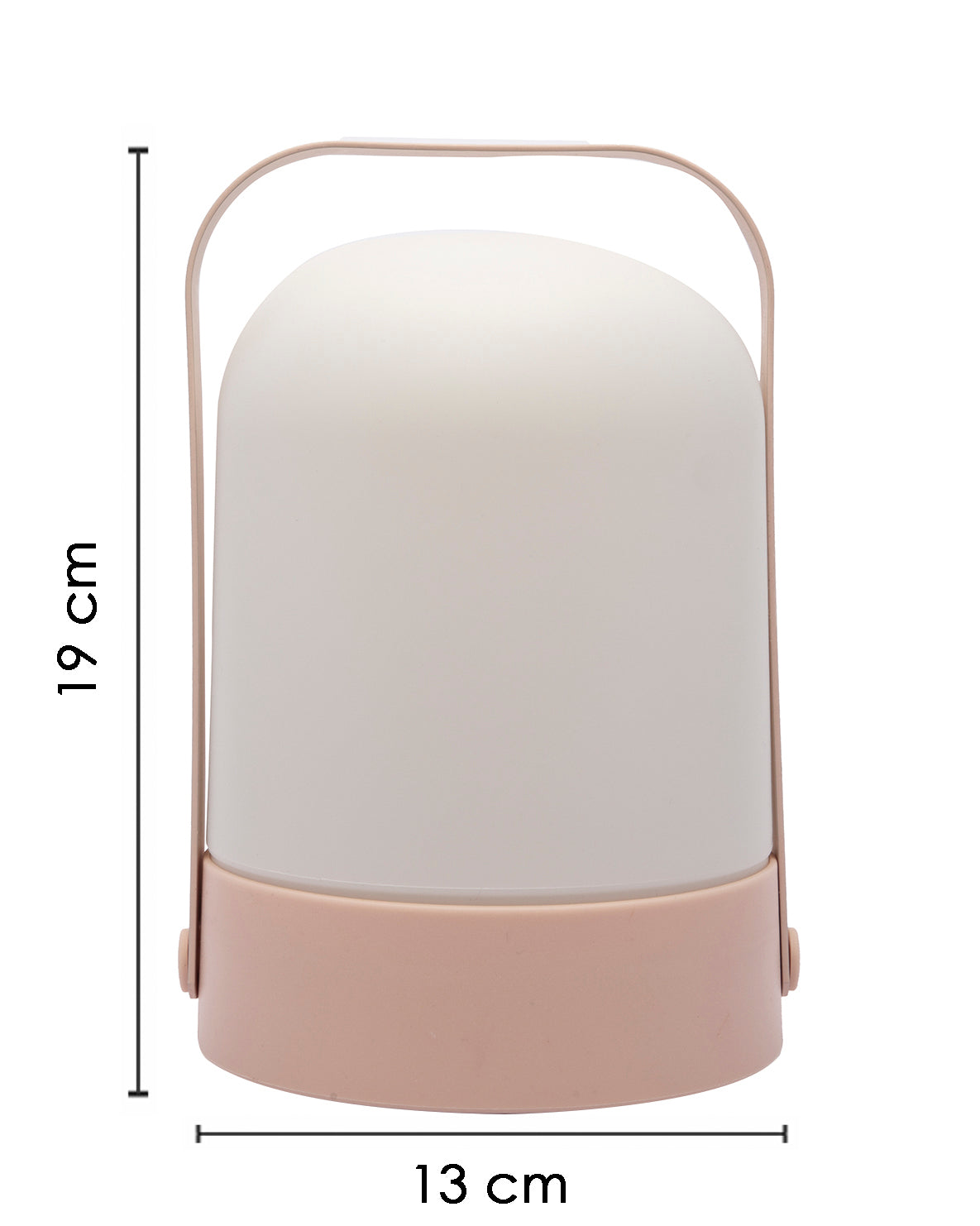 VON CASA Decorative Lantern, Lamp, Battery Operated, for Outdoor & Indoor Hanging, Table Decoration, Pink, Plastic
