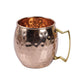 VON CASA Copper Hammered Moscow Mule Mugs with Handle (Set Of 2, 500 mL) - VON CASA