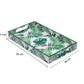 VON CASA Decorative Serving Tray, Wooden Tray with Handles, Nature Inspired Design Tray, Home Décor, Medium, Rectangular, Green Colour, MDF