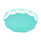 VON CASA Metal Serving Tray, Matt Finish, Turquoise, Mild Steel