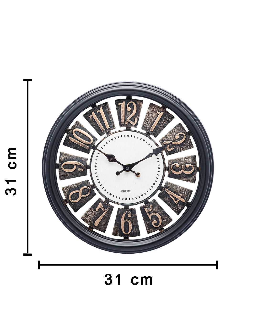 VON CASA 12 inch Vintage Wall Clock