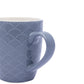 VON CASA Honey Embossed Tea & Coffee Mug - Set of 4, 24mL