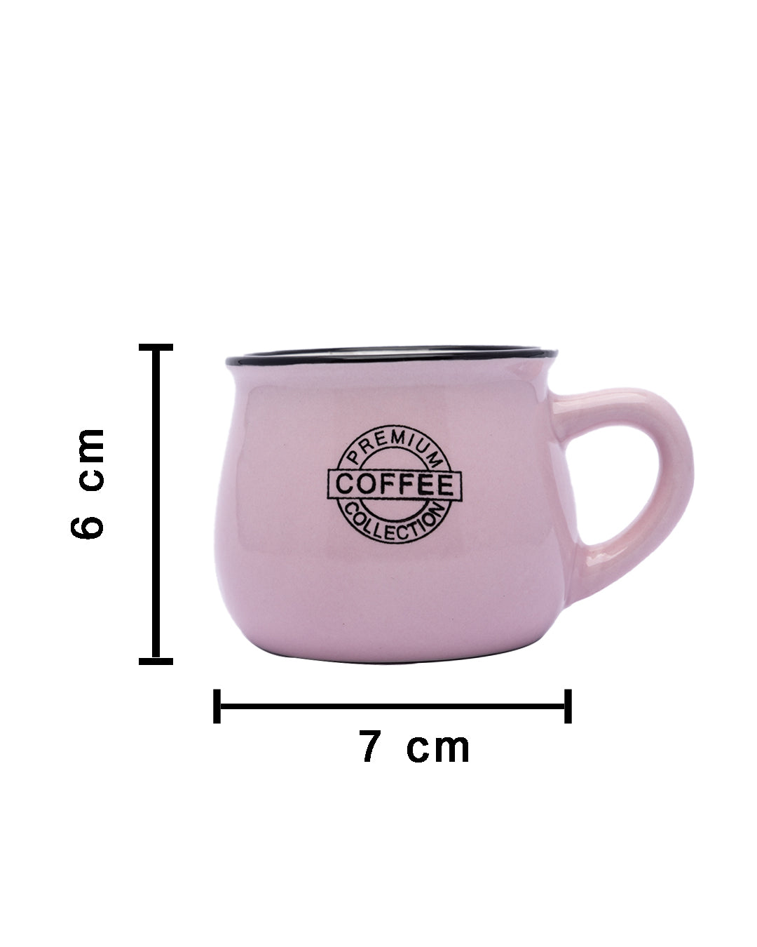 VON CASA Espresso Cups - Set of 3, 180 mL