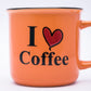 VON CASA Mugs, French Design, Tea & Coffee Mugs, Microwave & Dishwasher Safe, Assorted Colours, Set of 4, 340 mL