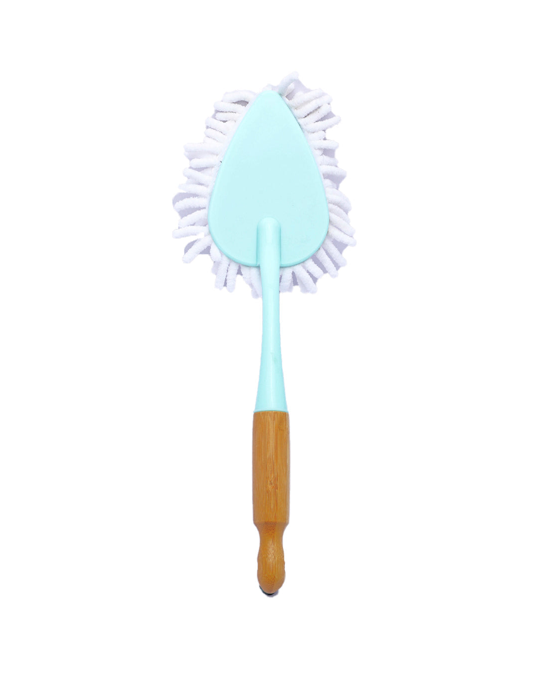 VON CASA Chenille Microfiber Duster with Bamboo Handle