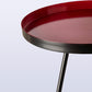 VON CASA Metal Tripod Table - Red