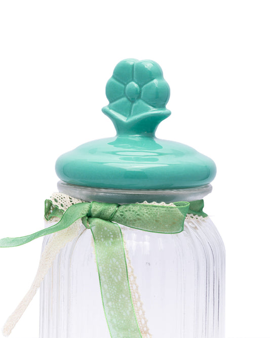 VON CASA Kitchen Airtight Storage Jar with Ceramic Lid - Set of 3, 950 mL