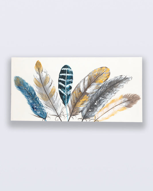 VON CASA Feathers Oil Painting Artwork