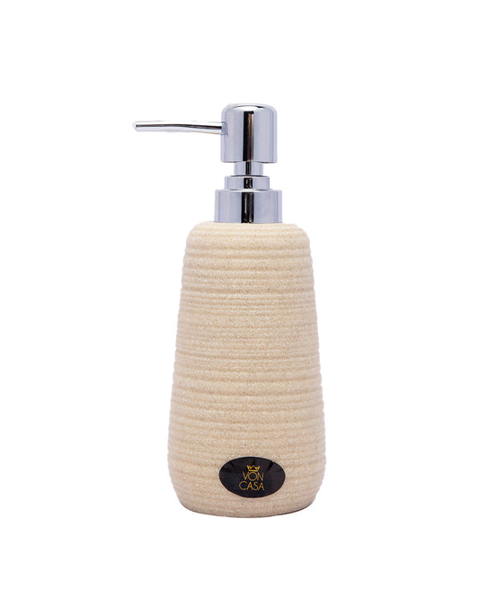VON CASA Stone Curving Soap Dispenser - 320 mL
