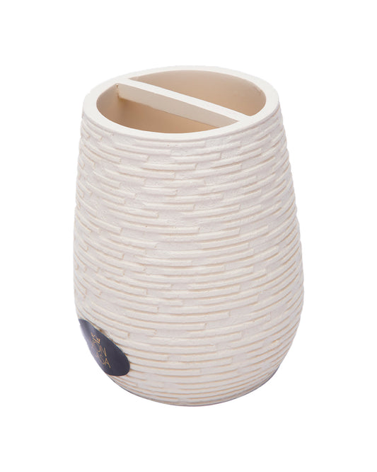 VON CASA Brick Raw Stone Toothbrush Holder