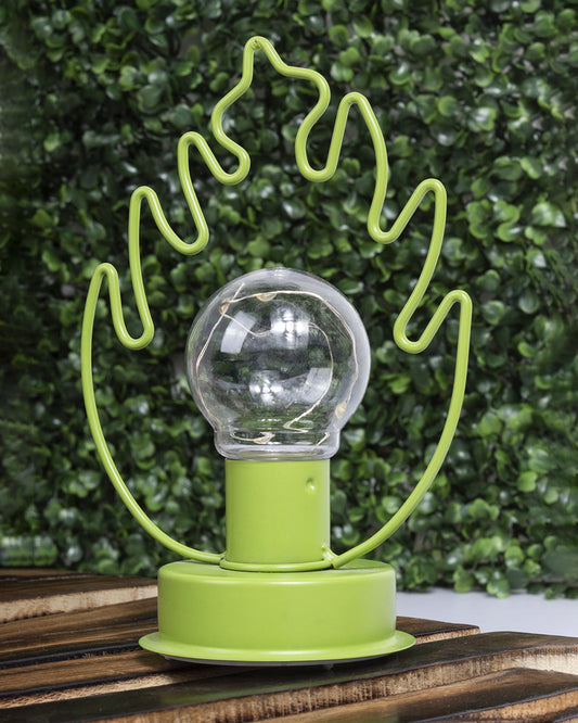 VON CASA Decorative Bulb, Light, Cordless, Battery Operated, Green, Iron