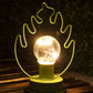 VON CASA Decorative Bulb, Light, Cordless, Battery Operated, Green, Iron