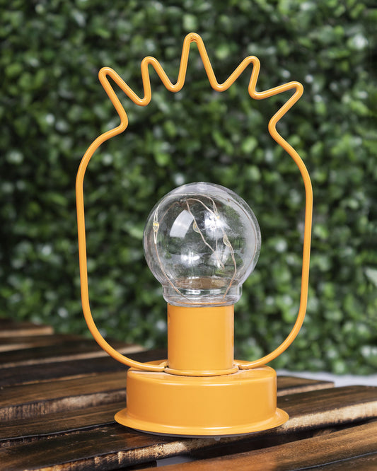 VON CASA Decorative Bulb, Light, Cordless, Battery Operated, Orange, Iron