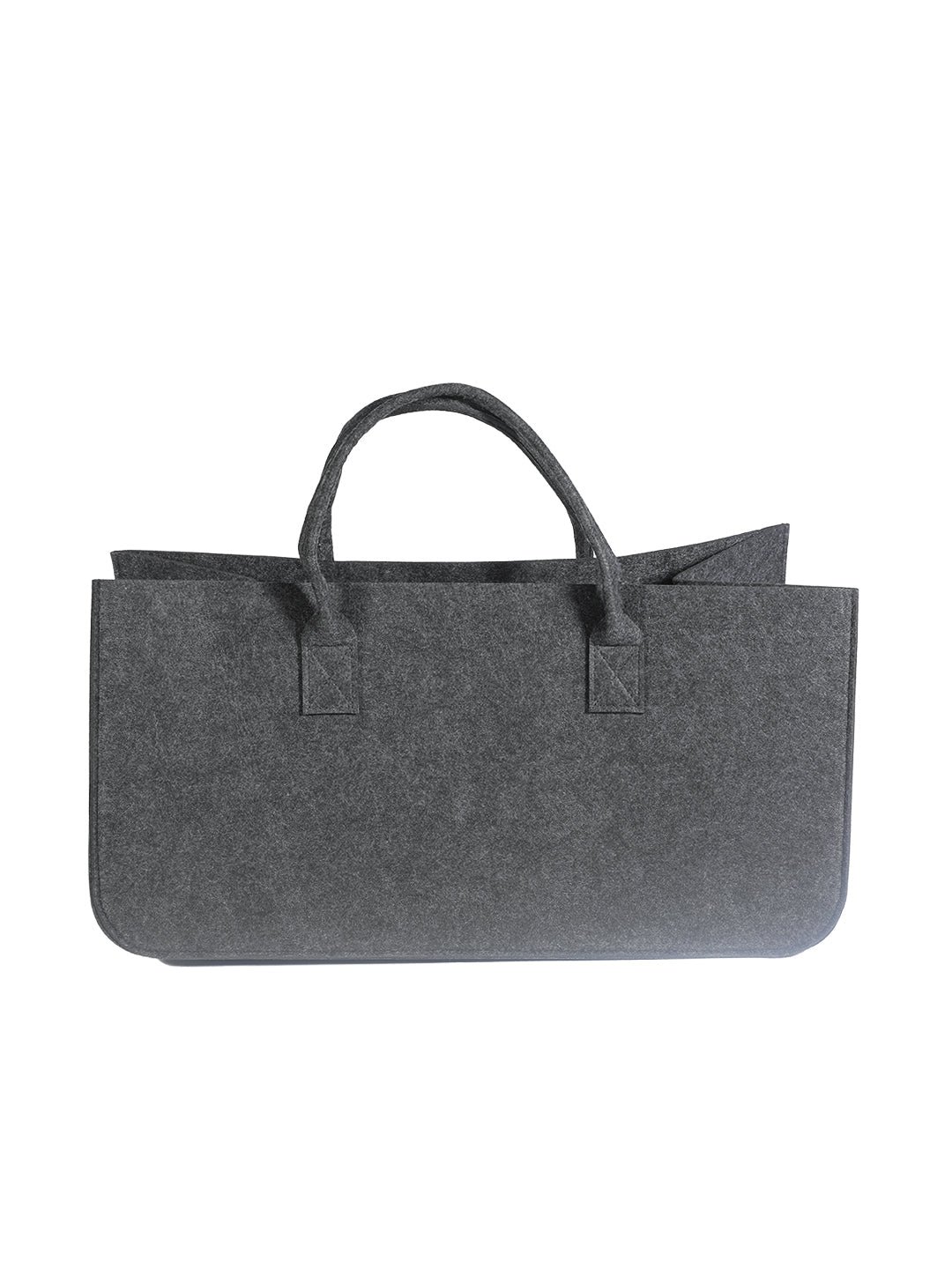 VON CASA Large Capacity Felt Bags For Storage Home - 50X25X25Cm - Dark Grey