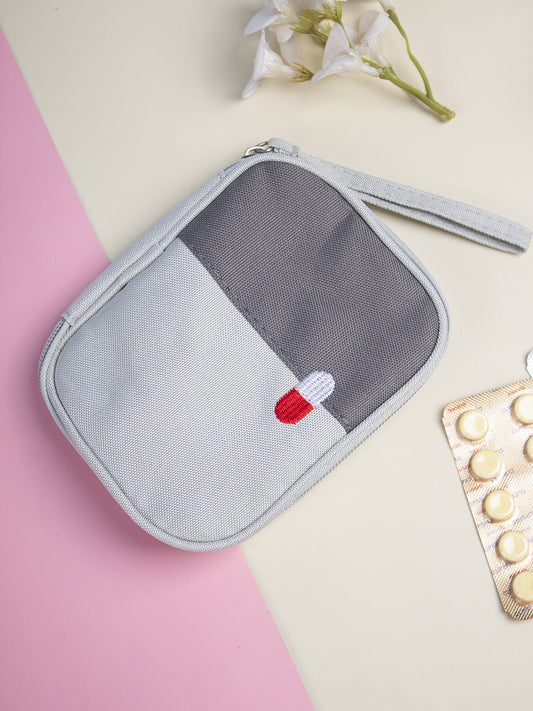 VON CASA Empty First Aid Storage Pouch - Grey
