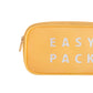 VON CASA Rectangular Plastic Travel Pouch - Yellow
