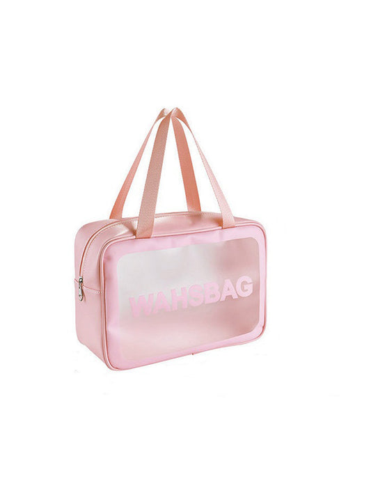VON CASA Transparent Multicolorpurpose Travel Pouch - Pink