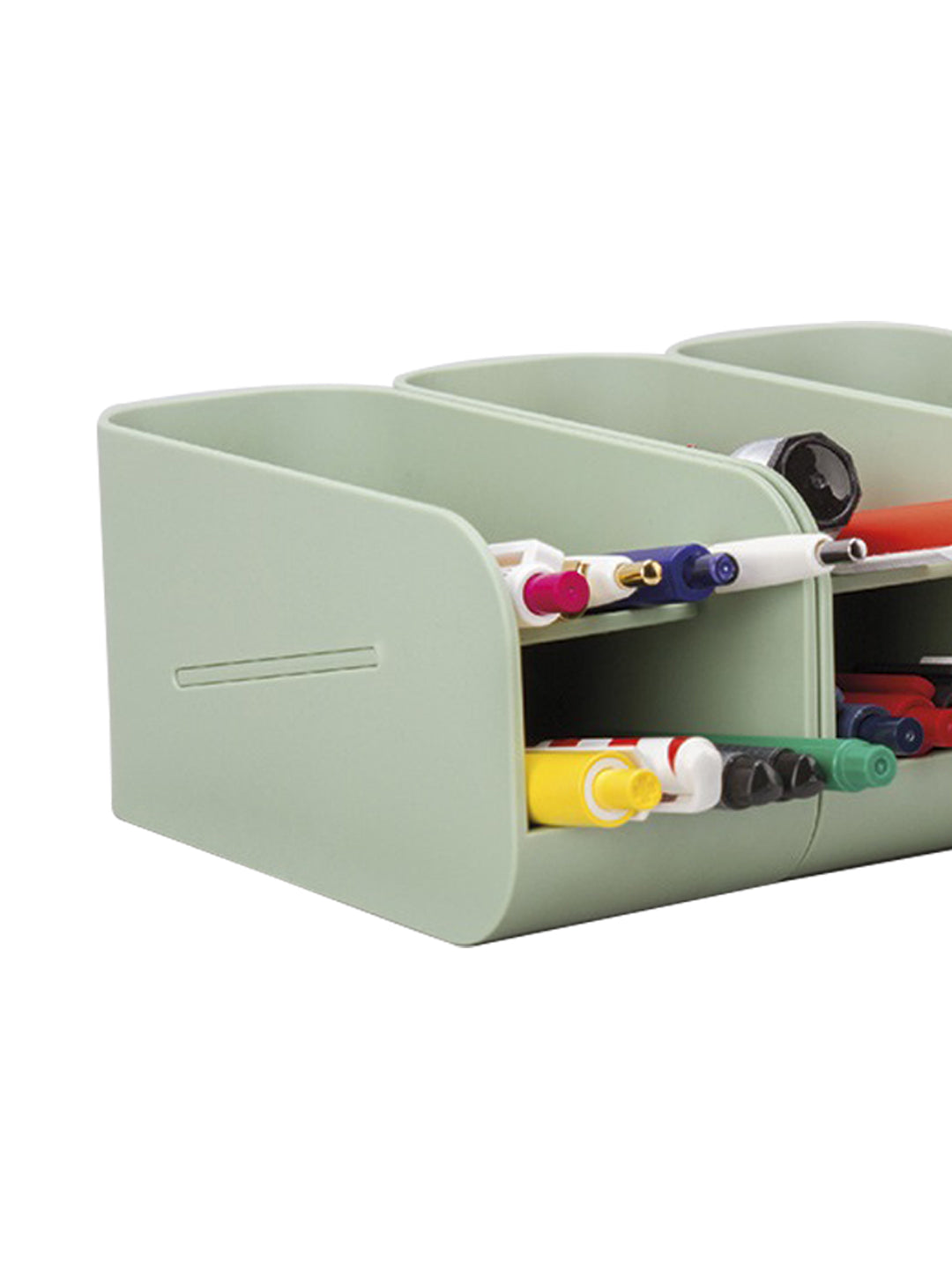 VON CASA Desk Organizer Storage Box - Green