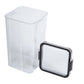 VON CASA Airtight Kitchen Storage Box - Transparent, 10 X 10 X 18cm