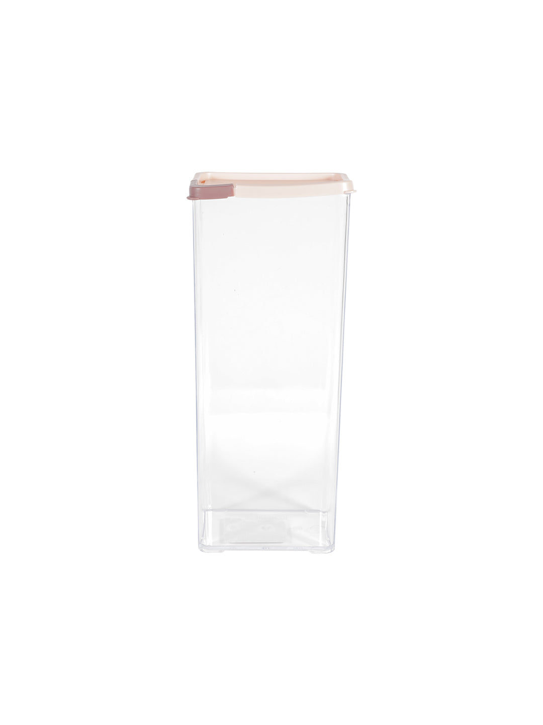 VON CASA Tall Plastic Cereal Dispenser Jar With Lid - Pink