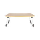 VON CASA Foldable And Portable Wooden Laptop Table - Grayish Yellow