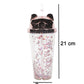 VON CASA 380Ml Rose Gold Cat Ear Travel Sipper With Straw