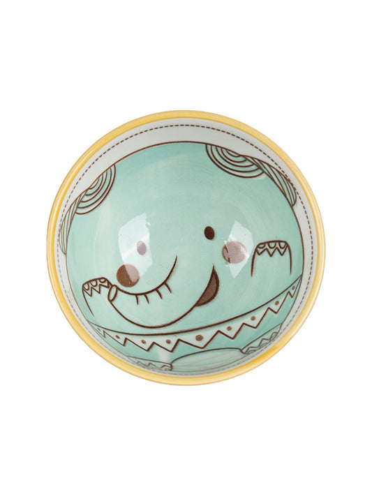 VON CASA 300Ml Ceramic Kid Bowl - Turquoise