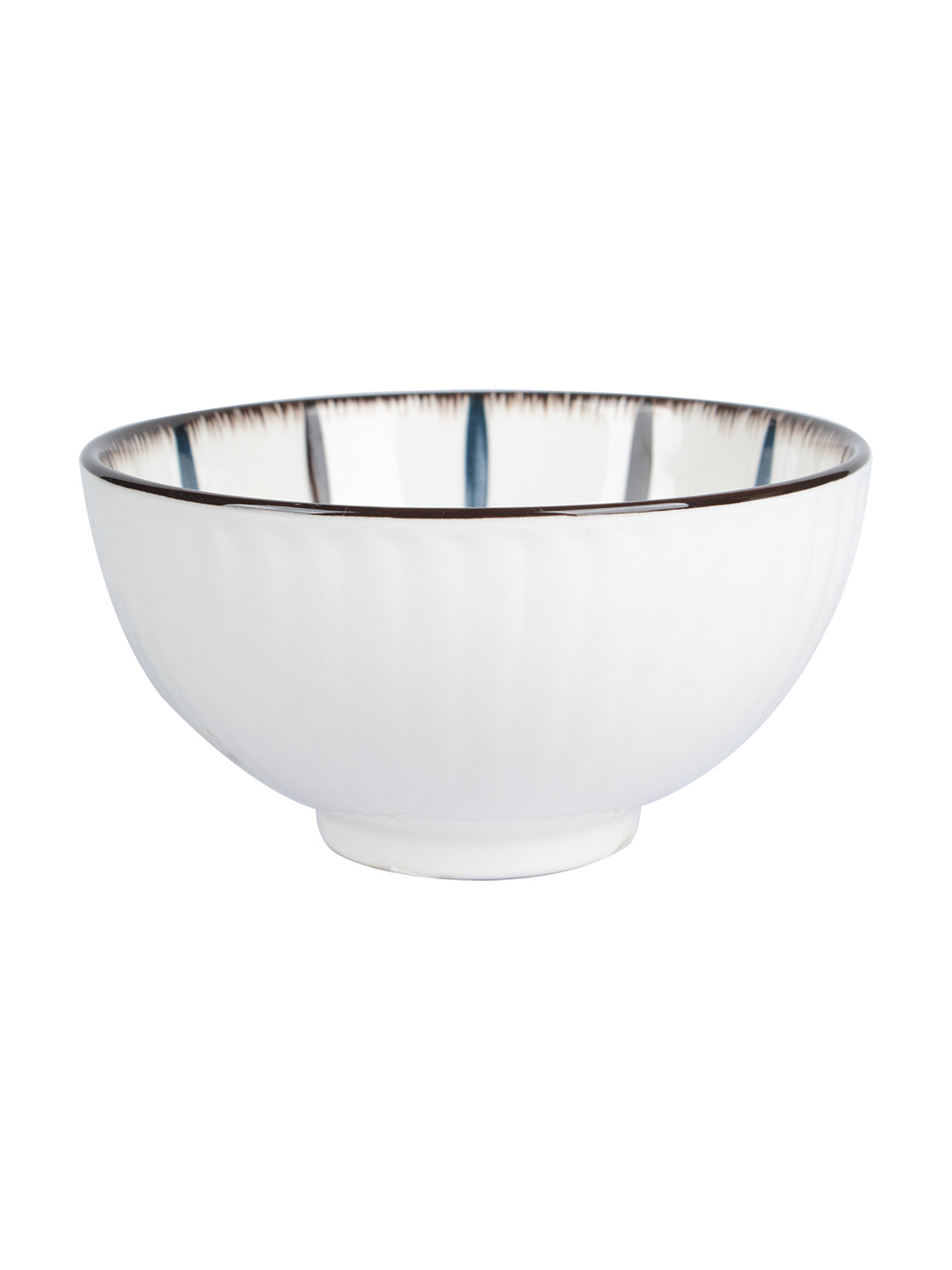 VON CASA Round Tableware Ceramic Serving Bowl - Off White