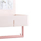 VON CASA Bathroom Storage Rack With Towel Bar - Light Pink
