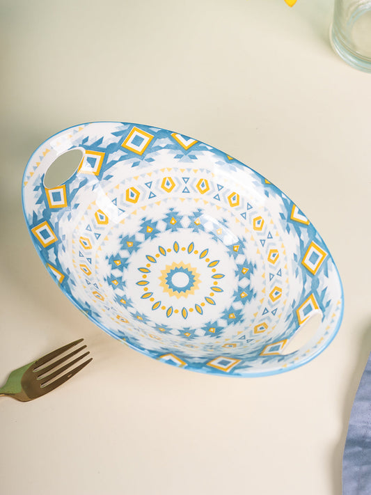 VON CASA Sky Blue Serving Platters