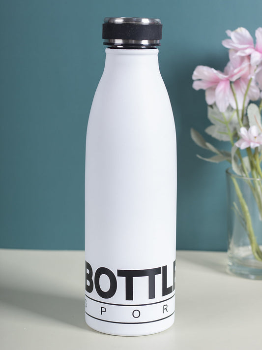 VON CASA 750Ml Top Stainless Steel Water Bottles - White