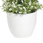 VON CASA Indoor Artificial Plants Potted Planter - White
