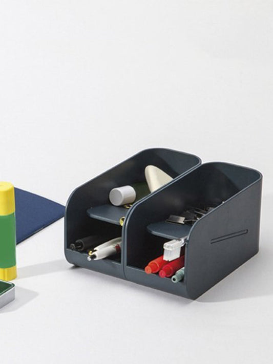 VON CASA Desk Organizer Storage Box - Grey