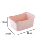 VON CASA Multicolorpurpose Portable Storage Basket - Pink
