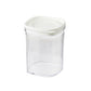 VON CASA Kitchen Cabinet Medium Airtight Plastic Containers - White, Transparent