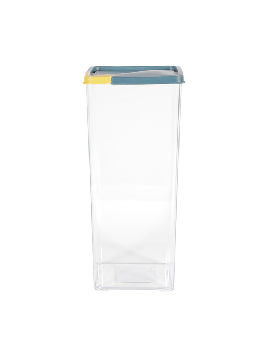 VON CASA Tall Plastic Cereal Dispenser Jar With Lid - Dark Green