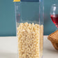 VON CASA Tall Plastic Cereal Dispenser Jar With Lid - Dark Green