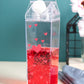 VON CASA "LOVE" Plastic Juice Bottles - 500Ml, Transparent
