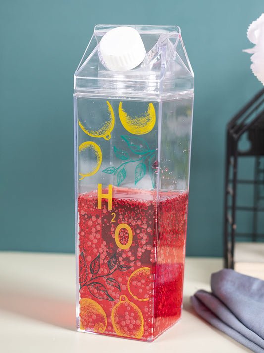 VON CASA "H2O" Plastic Juice Bottles - 500Ml, Transparent