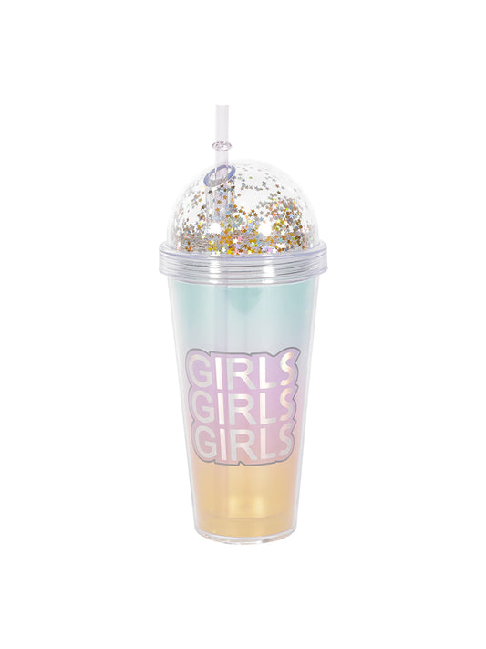 VON CASA 380Ml Tumbler With Straw And Lid - Plastic