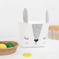 VON CASA Canvas Basket Organizer With Handle - White