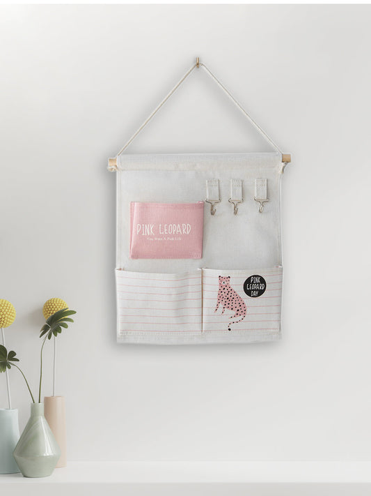 VON CASA Wall Hanging Organizer 3 And Key Hook - Multicolor
